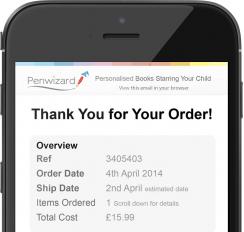Thank you Email for Mobile