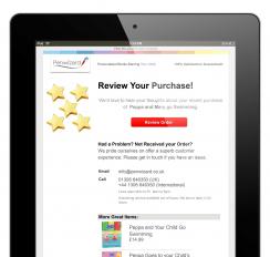 Review Email for Tablet
