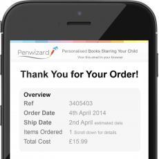 Thank you Email for Mobile